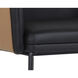 Carter Napa Black / Napa Cognac Dining Armchair
